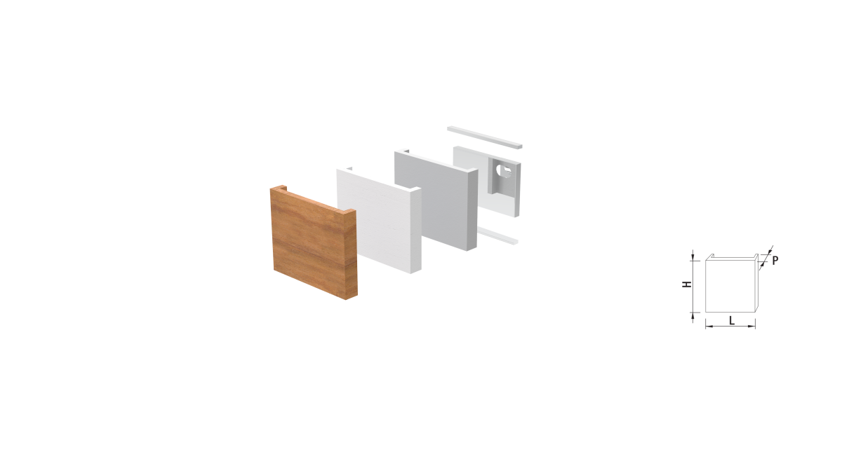 Lampada da parete-Parentesi S/M