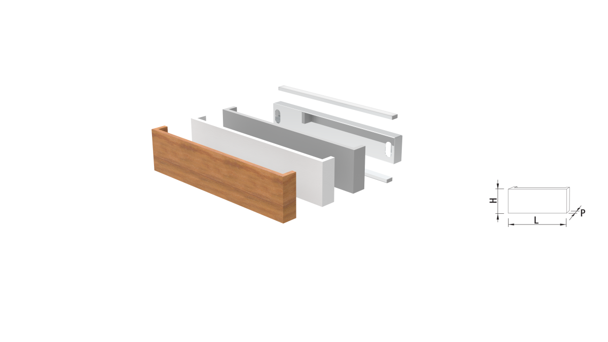 Lampada da parete-Parentesi L/XL